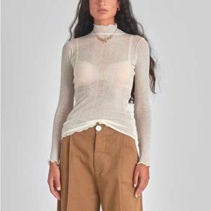 ELIZA FAULKNER Jane top in nude M